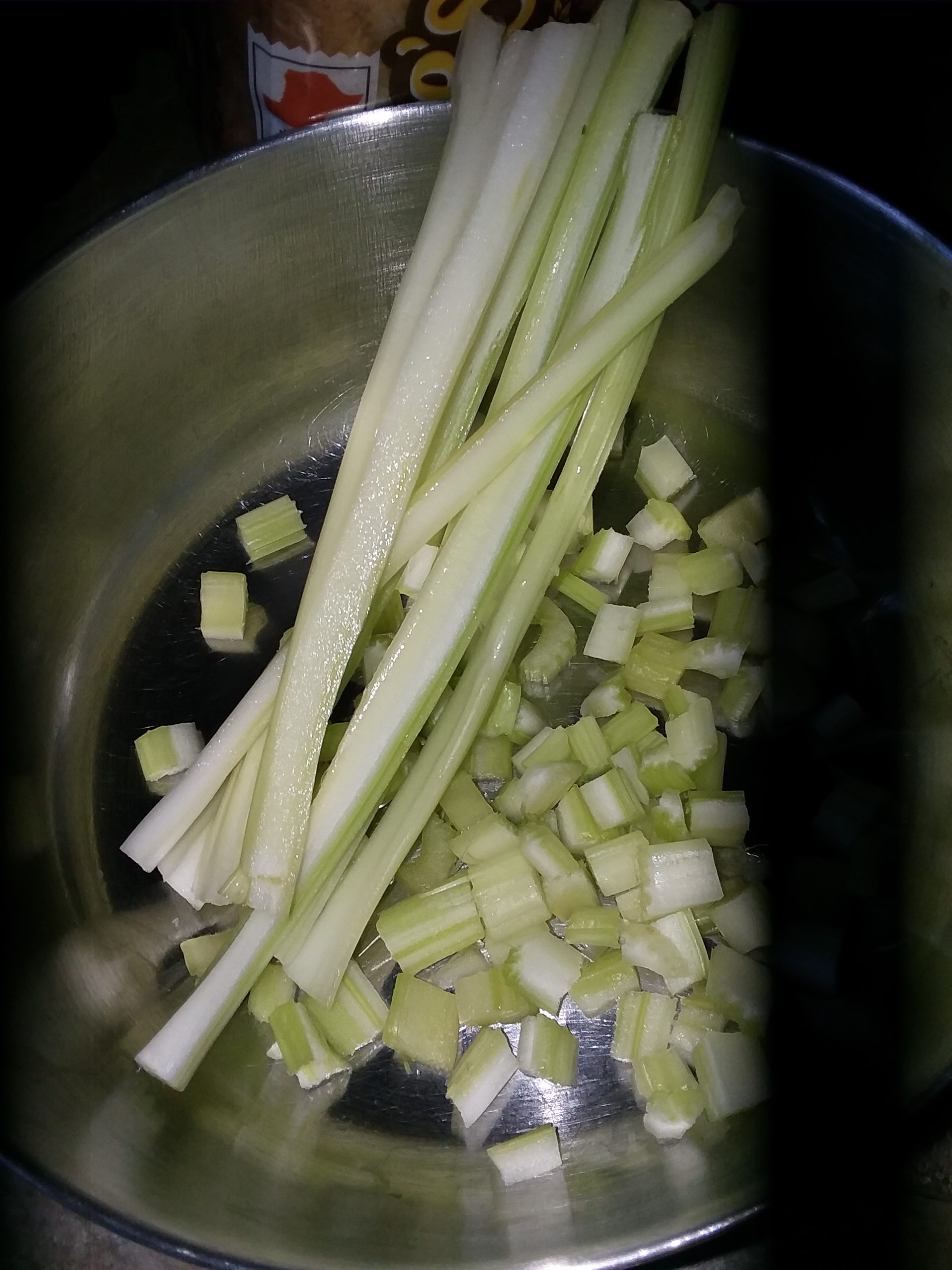 Chopped celery